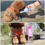 Portable Pet Water Bottle – Dog & Cat Feeder for Outdoor Travel