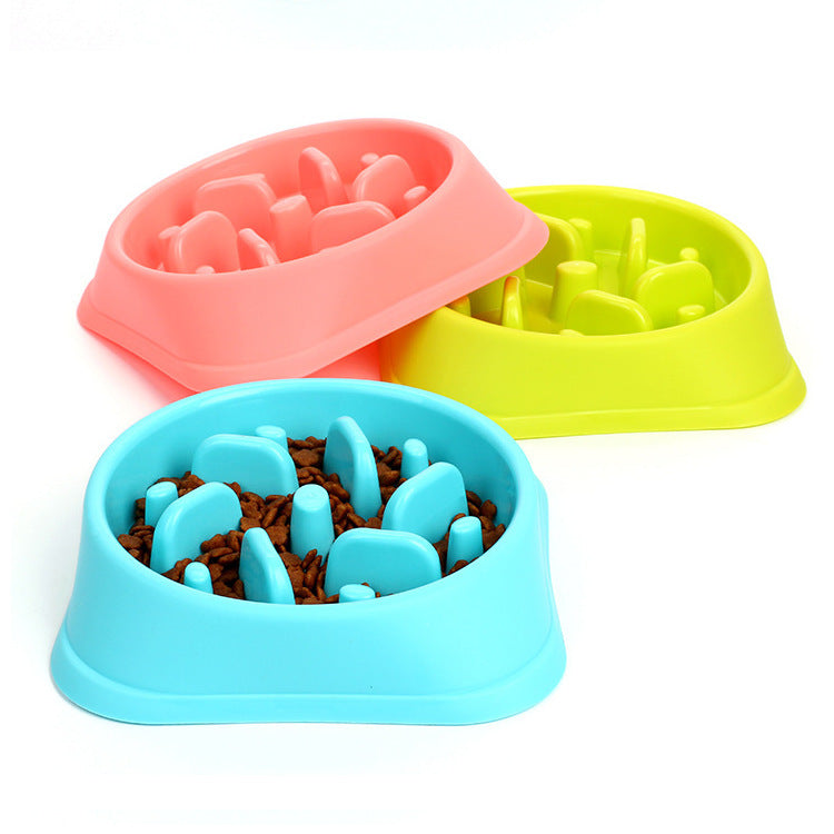 Anti-Choking Slow Feeder Dog Bowl for Fast Eaters | Non-Slip Food Dish for Small & Large Dogs