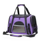 Ecofurry Mart Portable Outdoor Pet Carrier Box | One-Shoulder Diagonal Cross Bag | Travel Crate for Small Dogs & Cats
