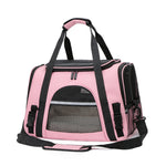 Ecofurry Mart Portable Outdoor Pet Carrier Box | One-Shoulder Diagonal Cross Bag | Travel Crate for Small Dogs & Cats