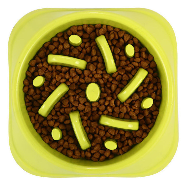 Anti-Choking Slow Feeder Dog Bowl for Fast Eaters | Non-Slip Food Dish for Small & Large Dogs