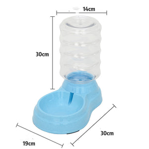 Bubble Ball Pet Feeder Bowl with Automatic Water Fountain – 1.8L