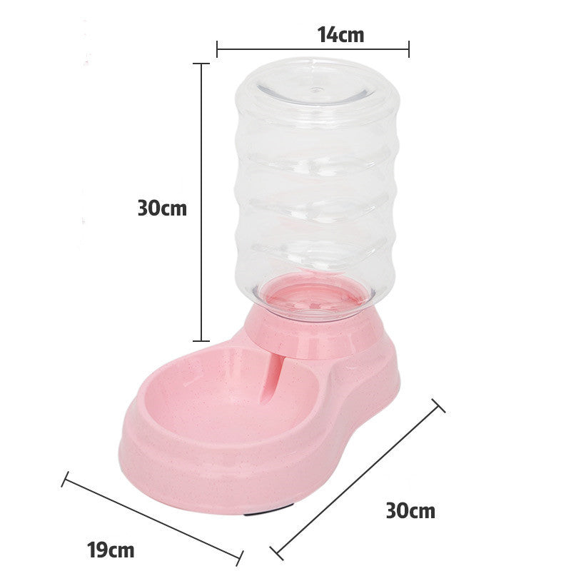 Bubble Ball Pet Feeder Bowl with Automatic Water Fountain – 1.8L