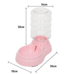 Bubble Ball Pet Feeder Bowl with Automatic Water Fountain – 1.8L