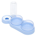 Automatic Pet Feeder Bowl with Water Fountain Stand