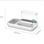 4-Style Cat & Dog Feeder with 1.5L Automatic Water Fountain