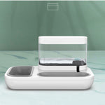 4-Style Cat & Dog Feeder with 1.5L Automatic Water Fountain