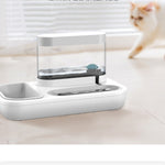4-Style Cat & Dog Feeder with 1.5L Automatic Water Fountain