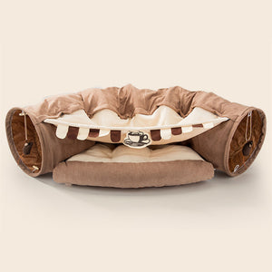 Collapsible Cat Tunnel – Washable, Durable & Fun for Playful Pets