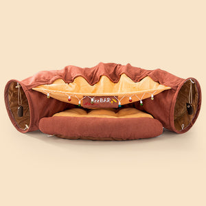 Collapsible Cat Tunnel – Washable, Durable & Fun for Playful Pets