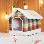 Wanghong Four-Season Pet House for Cats & Dogs | Soft, Foldable Dog & Cat Bed for All-Year Comfort