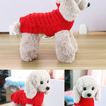 Cashmere Rope Knit Dog Sweater – Warm, Stylish Pet Clothing