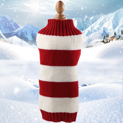 Cashmere Rope Knit Dog Sweater – Warm, Stylish Pet Clothing