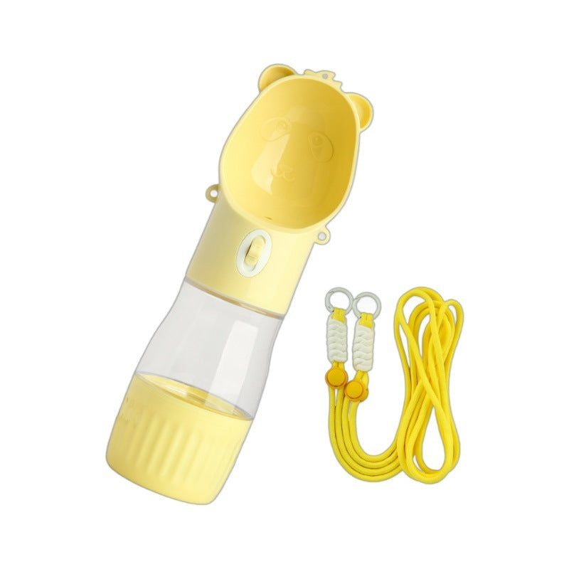 2-in-1 Dog Water Bottle – Leak-Proof Feeder for Cats & Dogs