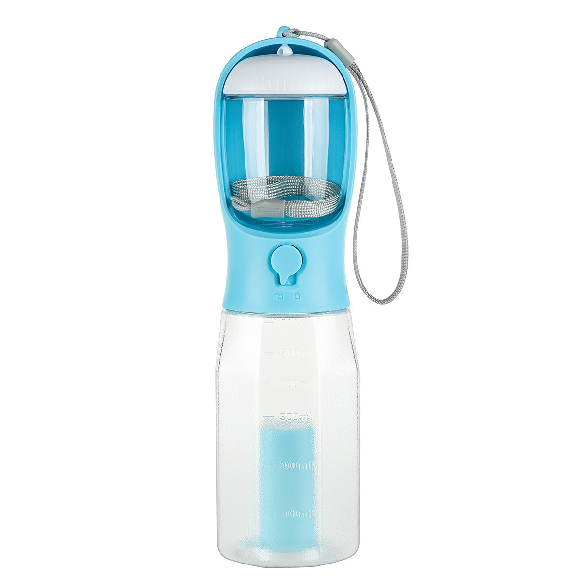 3-in-1 Pet Water Bottle – Feeder, Drinker & Poop Bag Dispenser