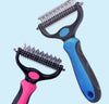 Stainless Steel Pet Grooming Comb for Hair Removal & Knot Opening | Safe Detangler for Dogs & Cats