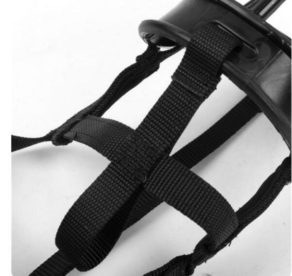 Ecofurry Mart Soft Silicone Dog Muzzle | Anti-Bite & Anti-Bark Pet Mask | Breathable, Adjustable Muzzle for Safe Control