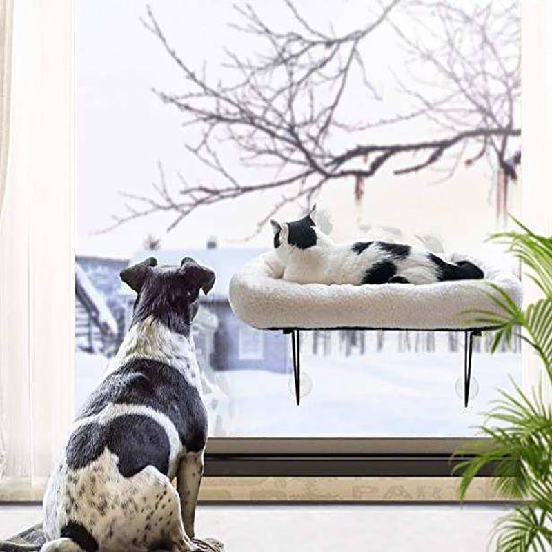 Cat Window Hammock Bed with Strong Suction Cups | Hanging Sunbathing Seat for Indoor Cats