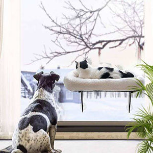 Cat Window Hammock Bed with Strong Suction Cups | Hanging Sunbathing Seat for Indoor Cats
