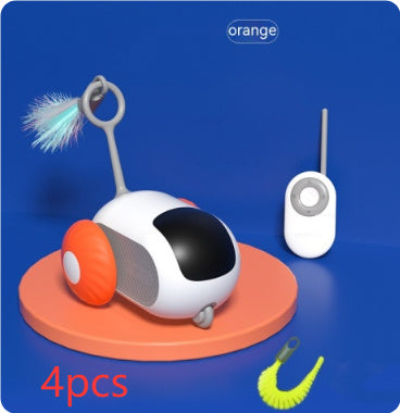 Remote Control Cat Toy Car – USB Smart Interactive Pet Chaser