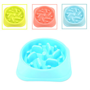 Anti-Choking Slow Feeder Dog Bowl for Fast Eaters | Non-Slip Food Dish for Small & Large Dogs