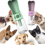 Portable Pet Water Bottle – Dog & Cat Feeder for Outdoor Travel