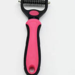 Stainless Steel Pet Grooming Comb for Hair Removal & Knot Opening | Safe Detangler for Dogs & Cats