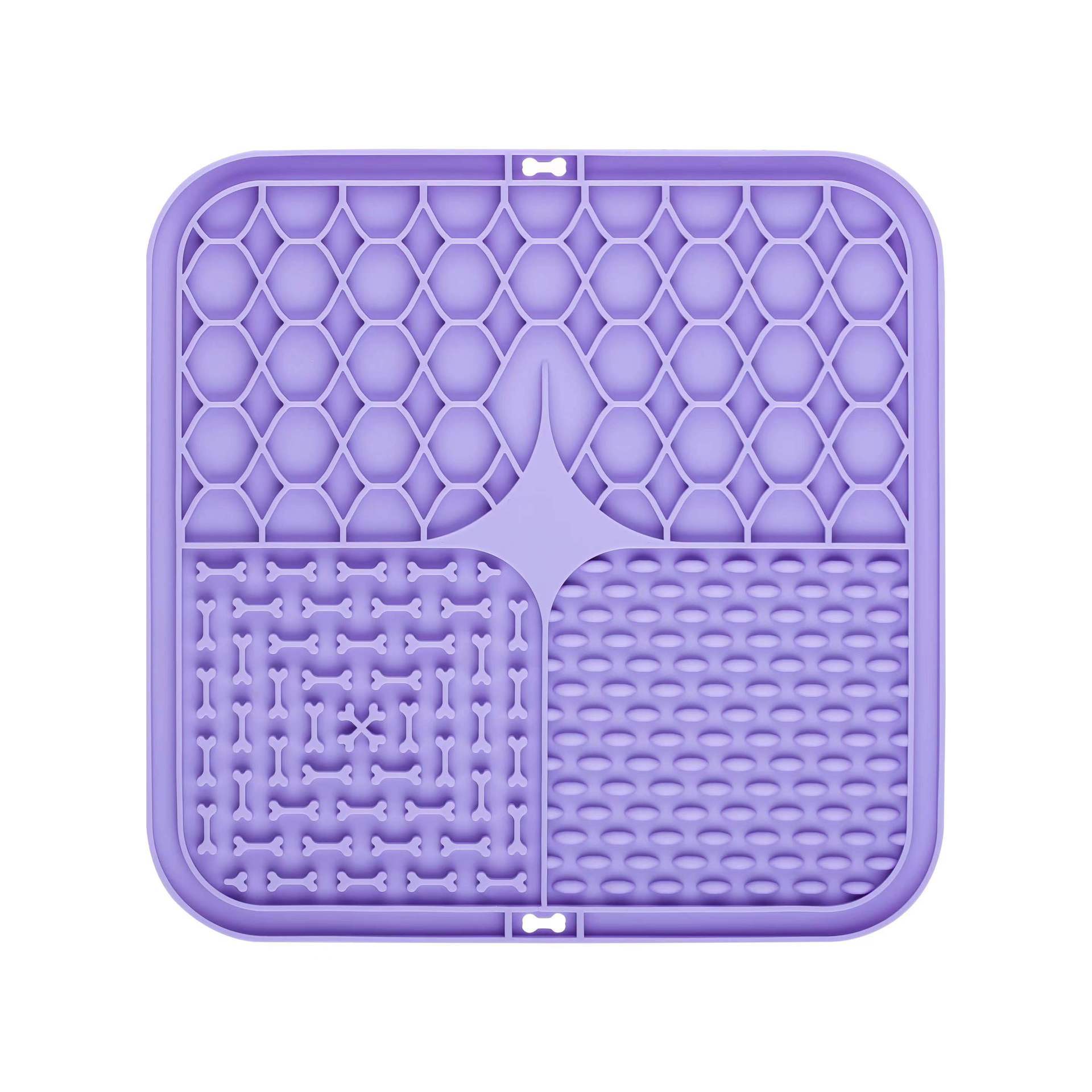 Ecofurry Mart Silicone Pet Slow Feeder Bowl with Suction Cup | Non-Slip Dog Feeding Mat for Improved Digestion
