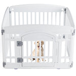 Ecofurry Mart Safe & Reliable Dog Playpen Fence | Portable Pet Exercise Pen for Indoor & Outdoor Use | Foldable Dog Enclosure