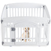 Ecofurry Mart Safe & Reliable Dog Playpen Fence | Portable Pet Exercise Pen for Indoor & Outdoor Use | Foldable Dog Enclosure