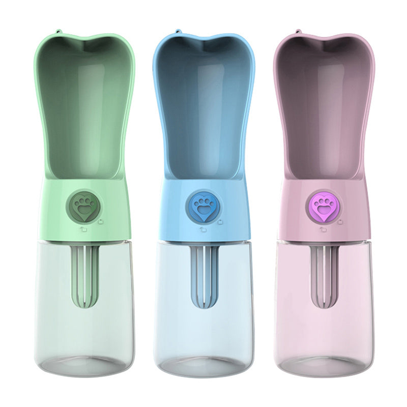 Portable Pet Water Bottle – Dog & Cat Feeder for Outdoor Travel