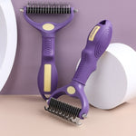 Pet Knot Untying Grooming Comb for Dogs & Cats | Detangling Beauty Brush for Matted Fur & Shedding