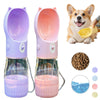 2-in-1 Dog Water Bottle – Leak-Proof Feeder for Cats & Dogs
