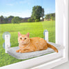 Cordless Cat Window Hammock Seat | Foldable Indoor Perch Bed for Cats | No Drills, No Tools Needed