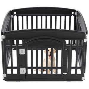 Ecofurry Mart Safe & Reliable Dog Playpen Fence | Portable Pet Exercise Pen for Indoor & Outdoor Use | Foldable Dog Enclosure