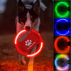 LED Dog Flying Disc – Glowing Pet Toy for Night Play