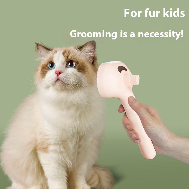 Pet Spray Hair Comb – Dematting Mist Brush for Cats & Dogs