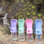 Portable Pet Water Bottle – Dog & Cat Feeder for Outdoor Travel