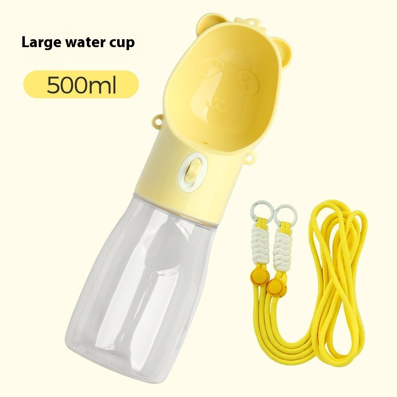 2-in-1 Dog Water Bottle – Leak-Proof Feeder for Cats & Dogs
