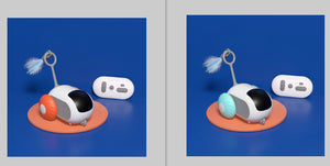 Remote Control Cat Toy Car – USB Smart Interactive Pet Chaser