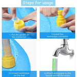 Ecofurry Mart Dog Splash Pad Sprinkler Toy | Anti-Slip Outdoor Dog Swimming Mat for Summer Play & Cooling Off
