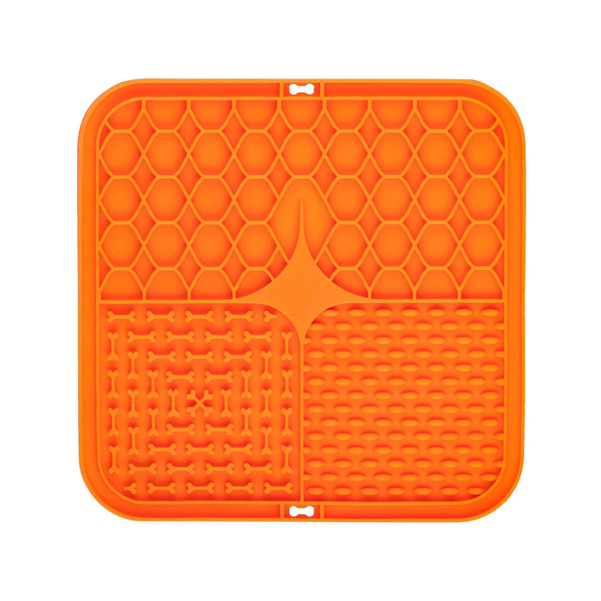 Ecofurry Mart Silicone Pet Slow Feeder Bowl with Suction Cup | Non-Slip Dog Feeding Mat for Improved Digestion