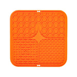 Ecofurry Mart Silicone Pet Slow Feeder Bowl with Suction Cup | Non-Slip Dog Feeding Mat for Improved Digestion