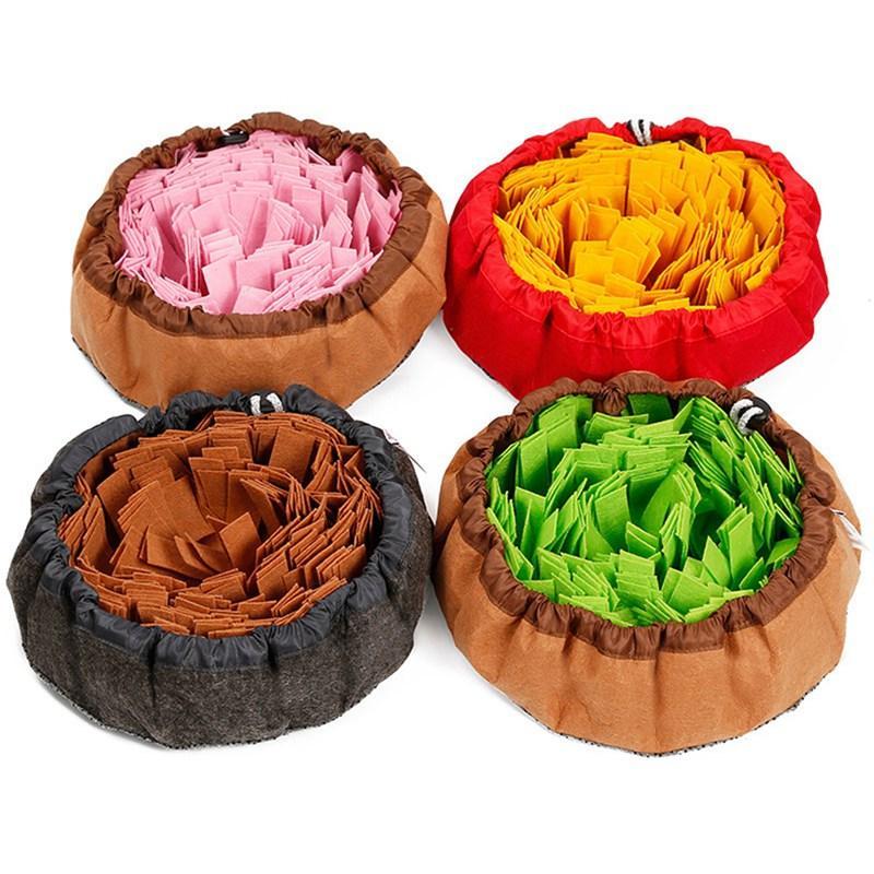 Pet Sniffing Mat Slow Feeding Puzzle Blanket | Interactive Training Toy for Dogs & Cats | Anti-Boredom Mat