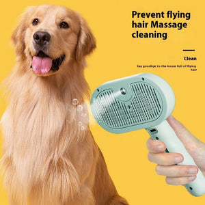 Pet Spray Hair Comb – Dematting Mist Brush for Cats & Dogs