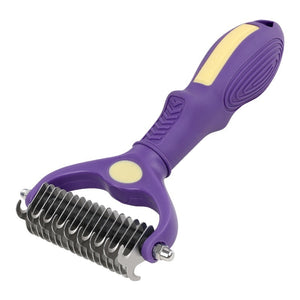 Pet Knot Untying Grooming Comb for Dogs & Cats | Detangling Beauty Brush for Matted Fur & Shedding