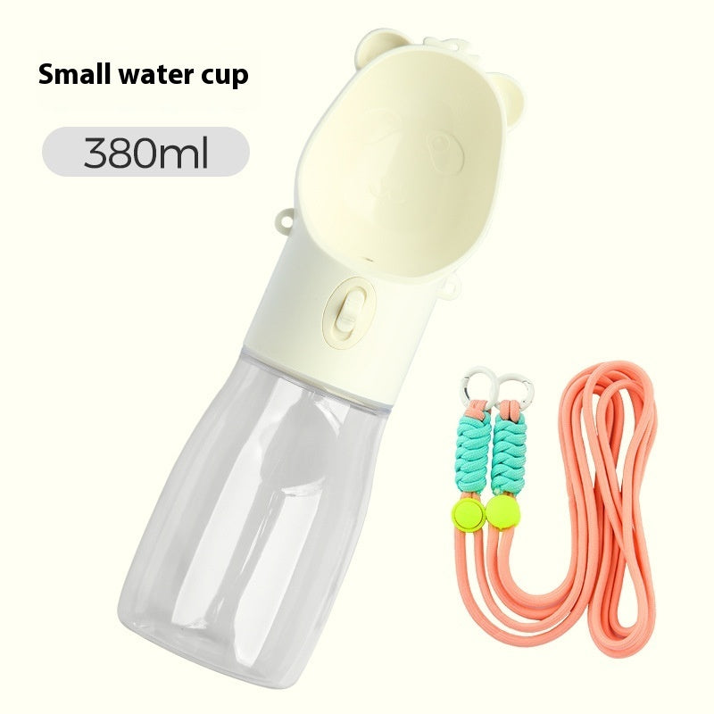 2-in-1 Dog Water Bottle – Leak-Proof Feeder for Cats & Dogs