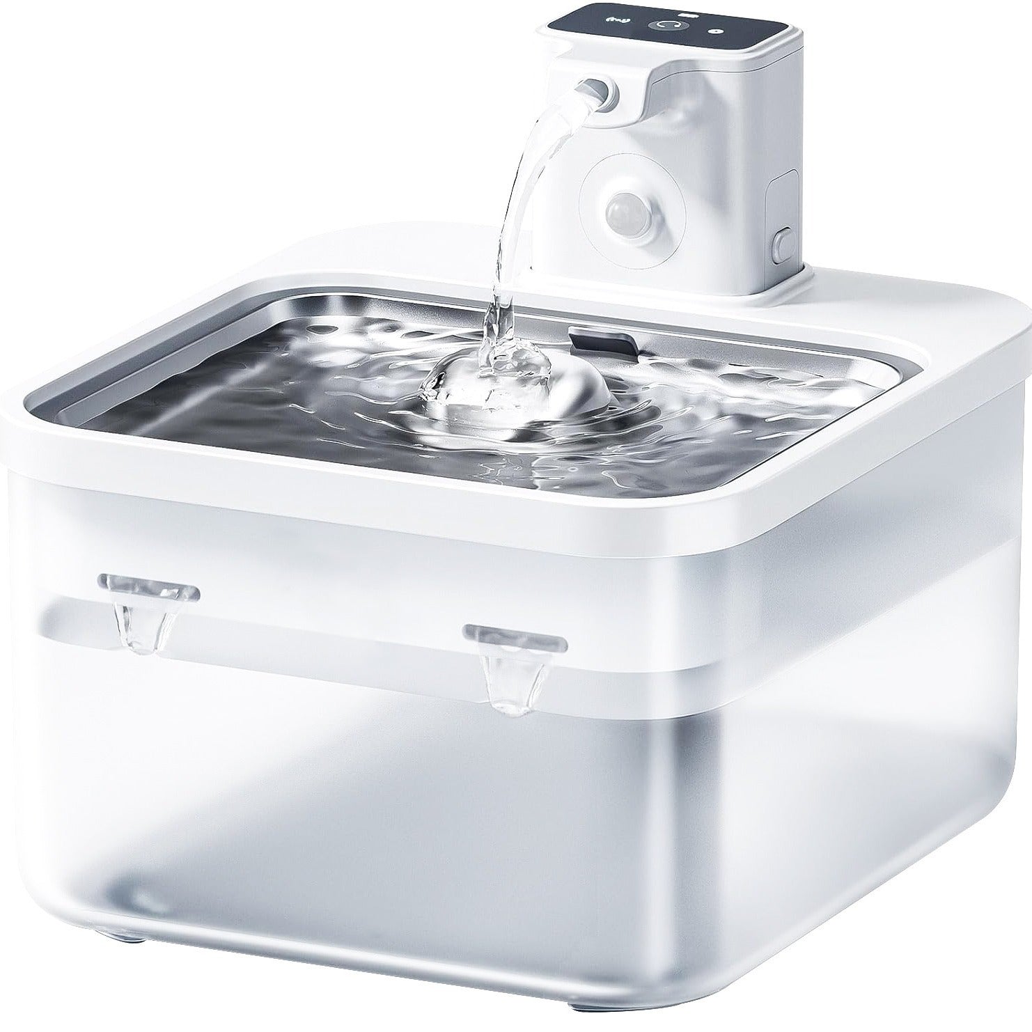 Smart Self-Circulating Rechargeable Wireless Pet Water Dispenser | Induction Sensor Dog & Cat Fountain