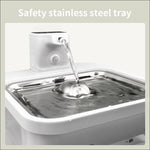 Smart Self-Circulating Rechargeable Wireless Pet Water Dispenser | Induction Sensor Dog & Cat Fountain