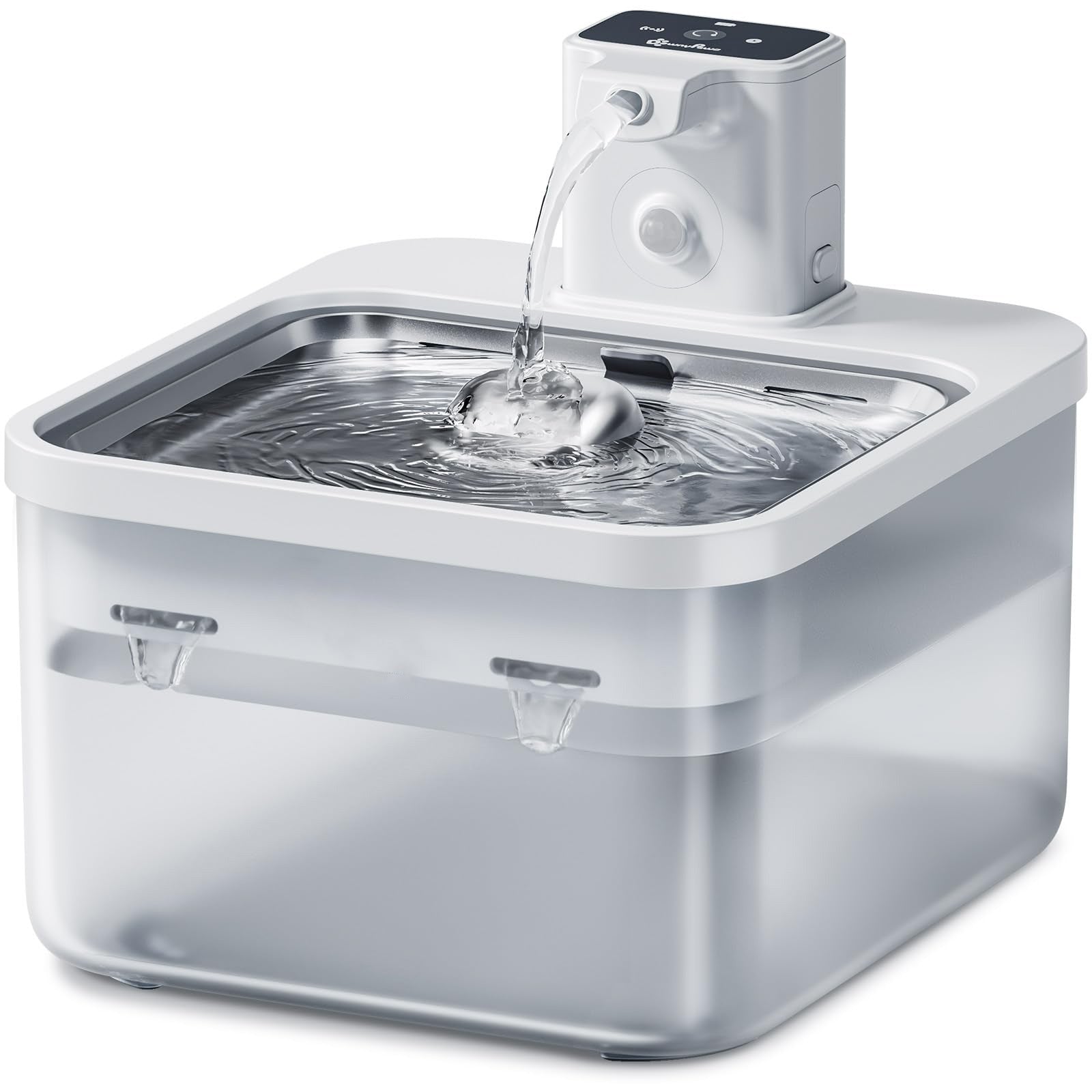 Smart Self-Circulating Rechargeable Wireless Pet Water Dispenser | Induction Sensor Dog & Cat Fountain